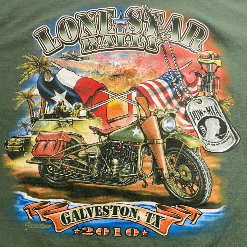 Lone Star Rally ‘Galveston, Tx’ 2010 Tee - Picture 2 of 4
